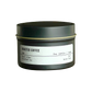 Scented candle in a black tin labeled 'Roasted Coffee' on a white background