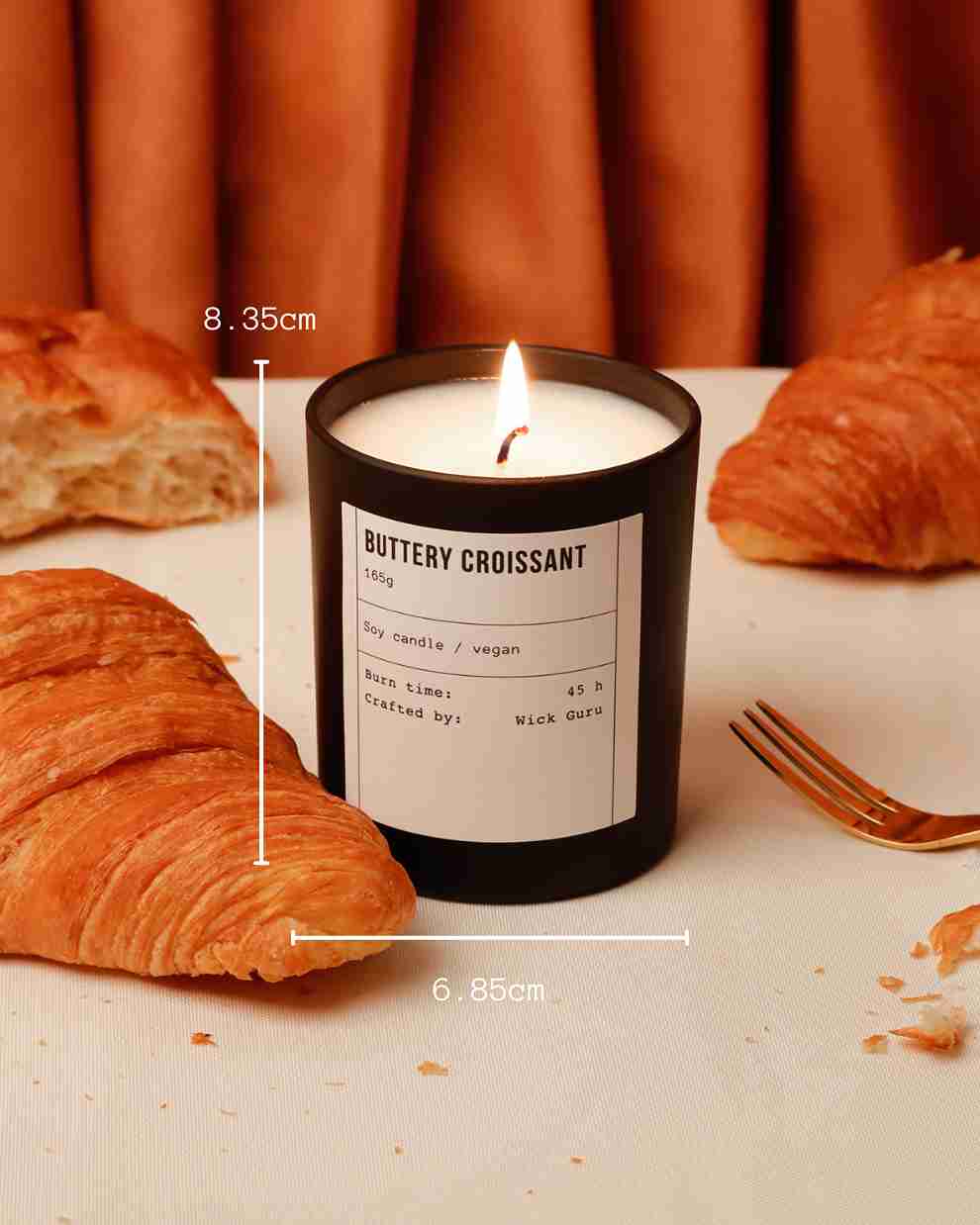 Buttery Croissant Candle | Milk + Butter + Vanilla by Wick Guru