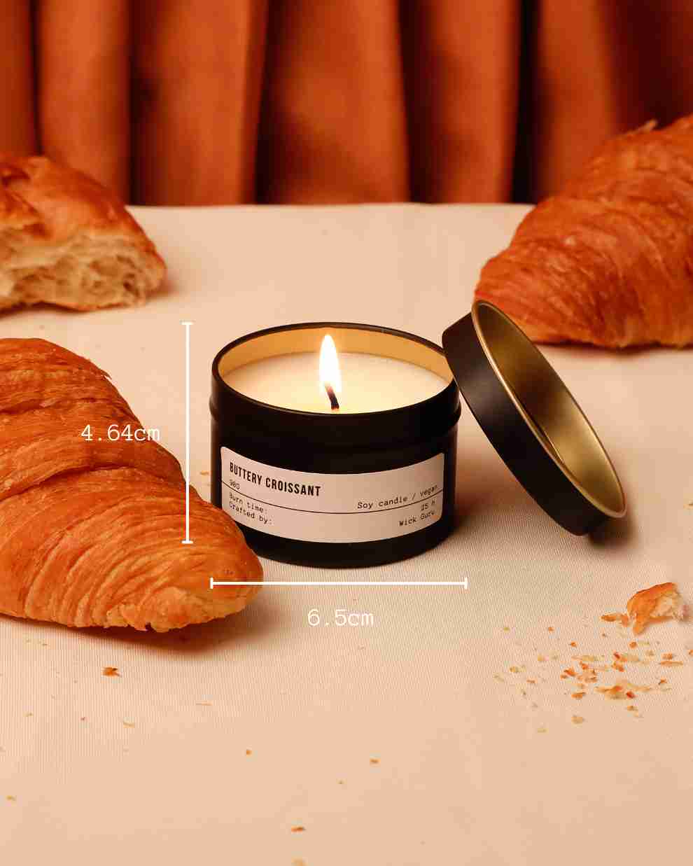 Buttery Croissant Candle | Milk + Butter + Vanilla by Wick Guru
