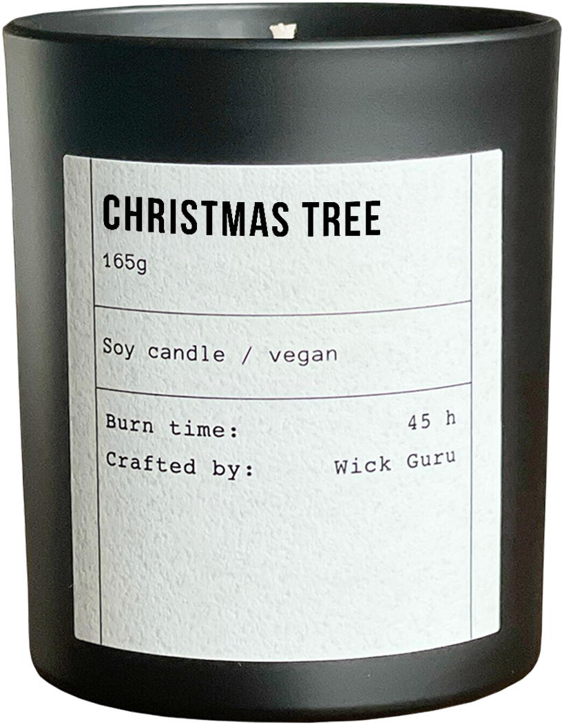 Christmas Tree Candle | Pine + Eucalyptus + Sandalwood