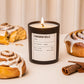 Cinnamon buns candle