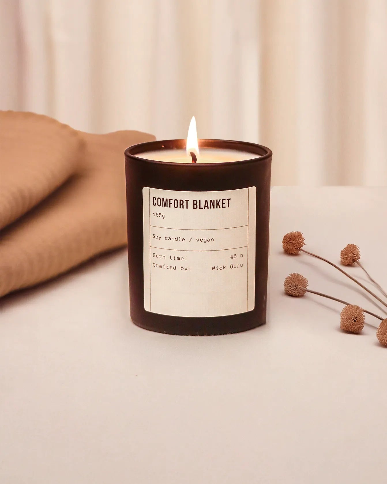 Comfort Blanket Candle | Bergamot + Lavender + Musk