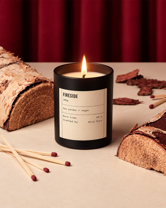Fireside Candle | Cedar + Amber + Musk