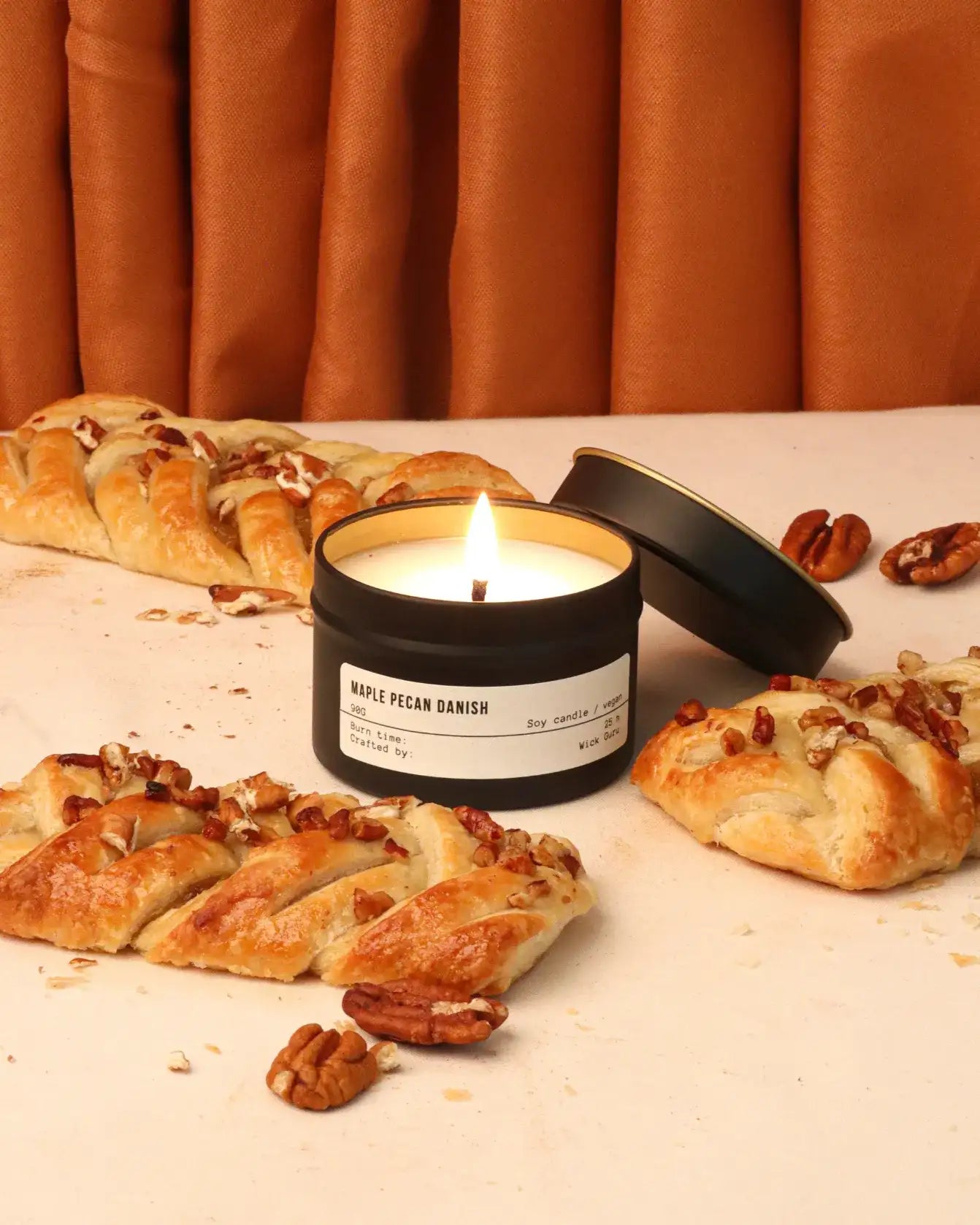 Maple Pecan Danish Tin Candle