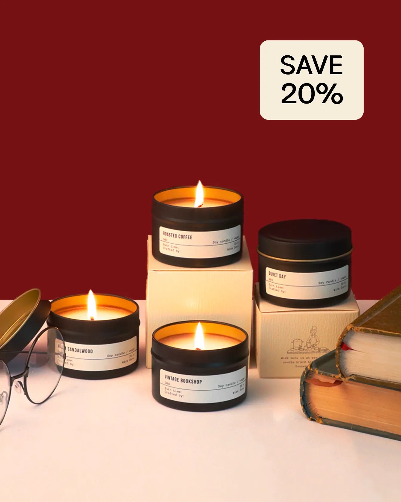 Booklovers Tin Canle Bundle