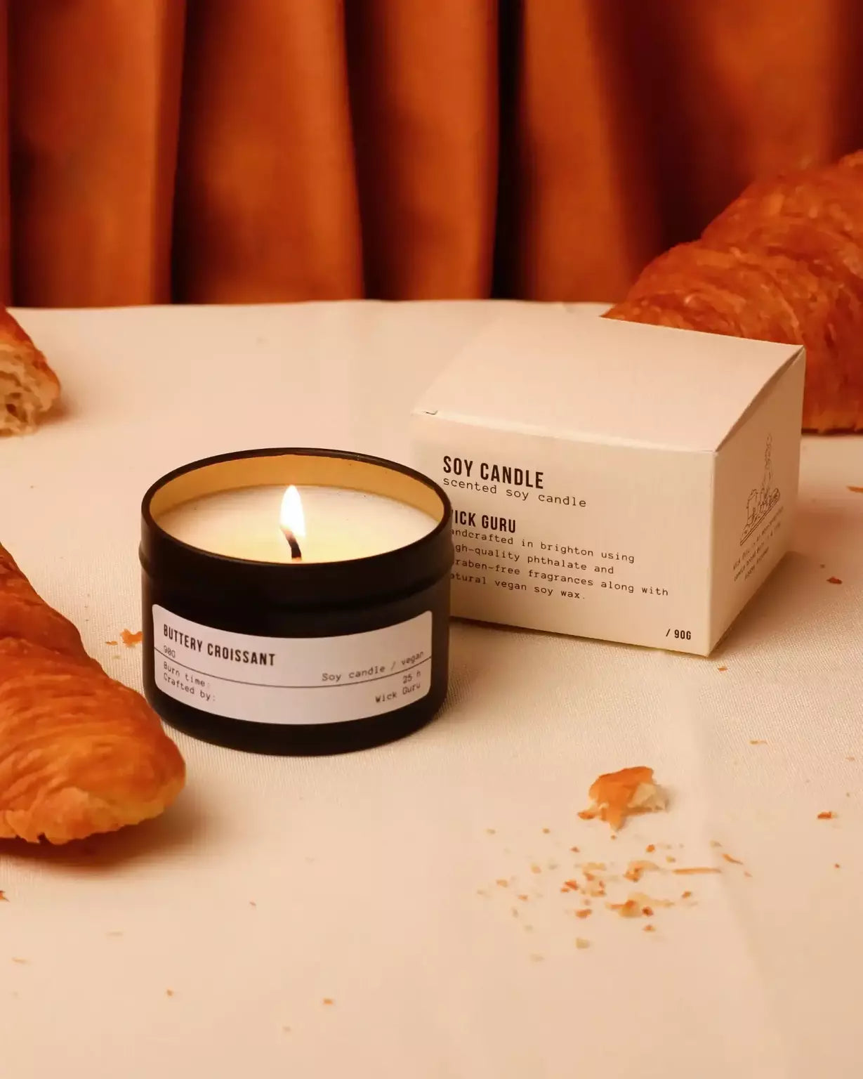 Buttery Croissant Candle | Milk + Butter + Vanilla by Wick Guru