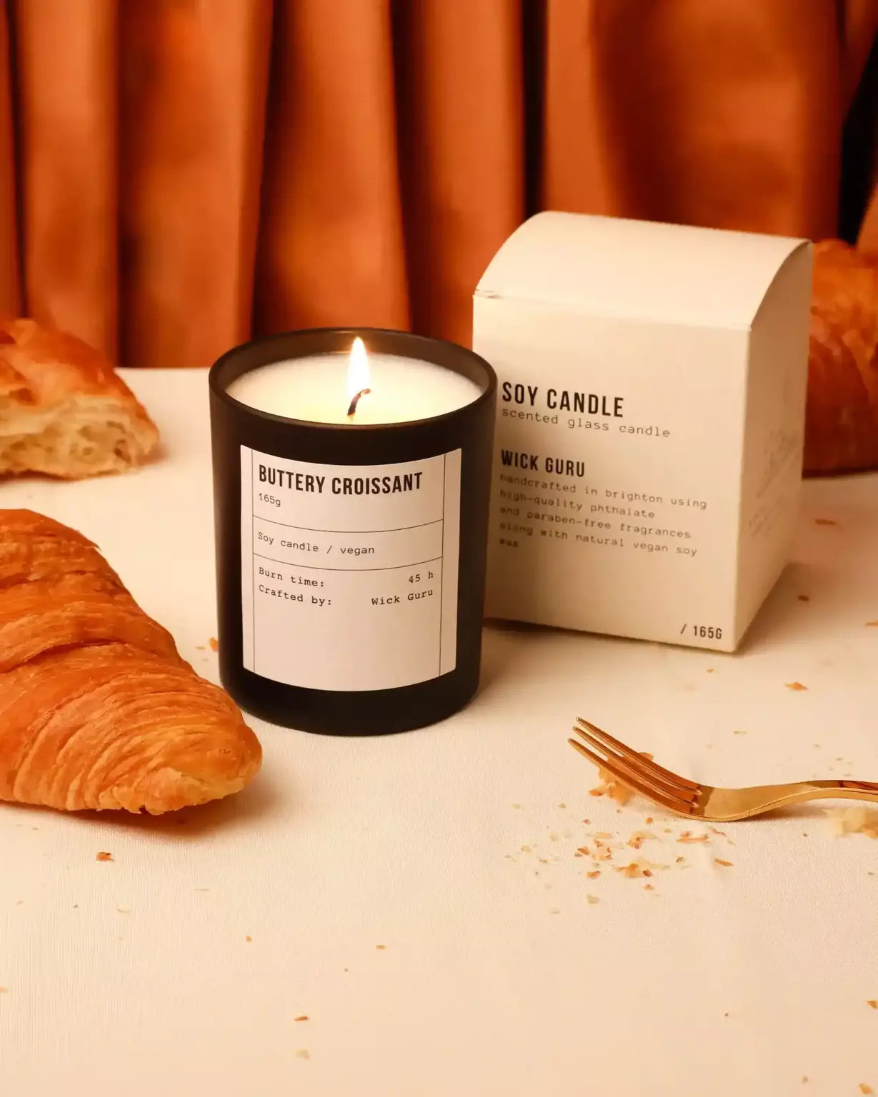Buttery Croissant Candle | Milk + Butter + Vanilla by Wick Guru