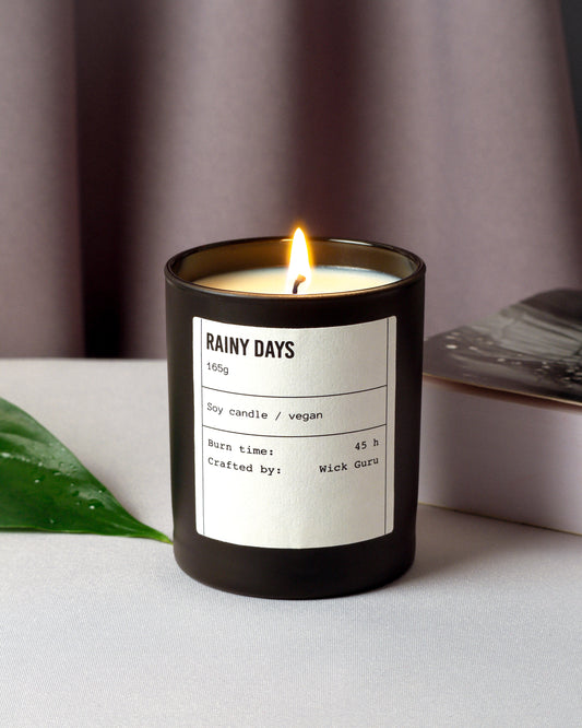 Rainy Days Candle | Honeysuckle + Lily of the Valley + Cedar - Wick Guru